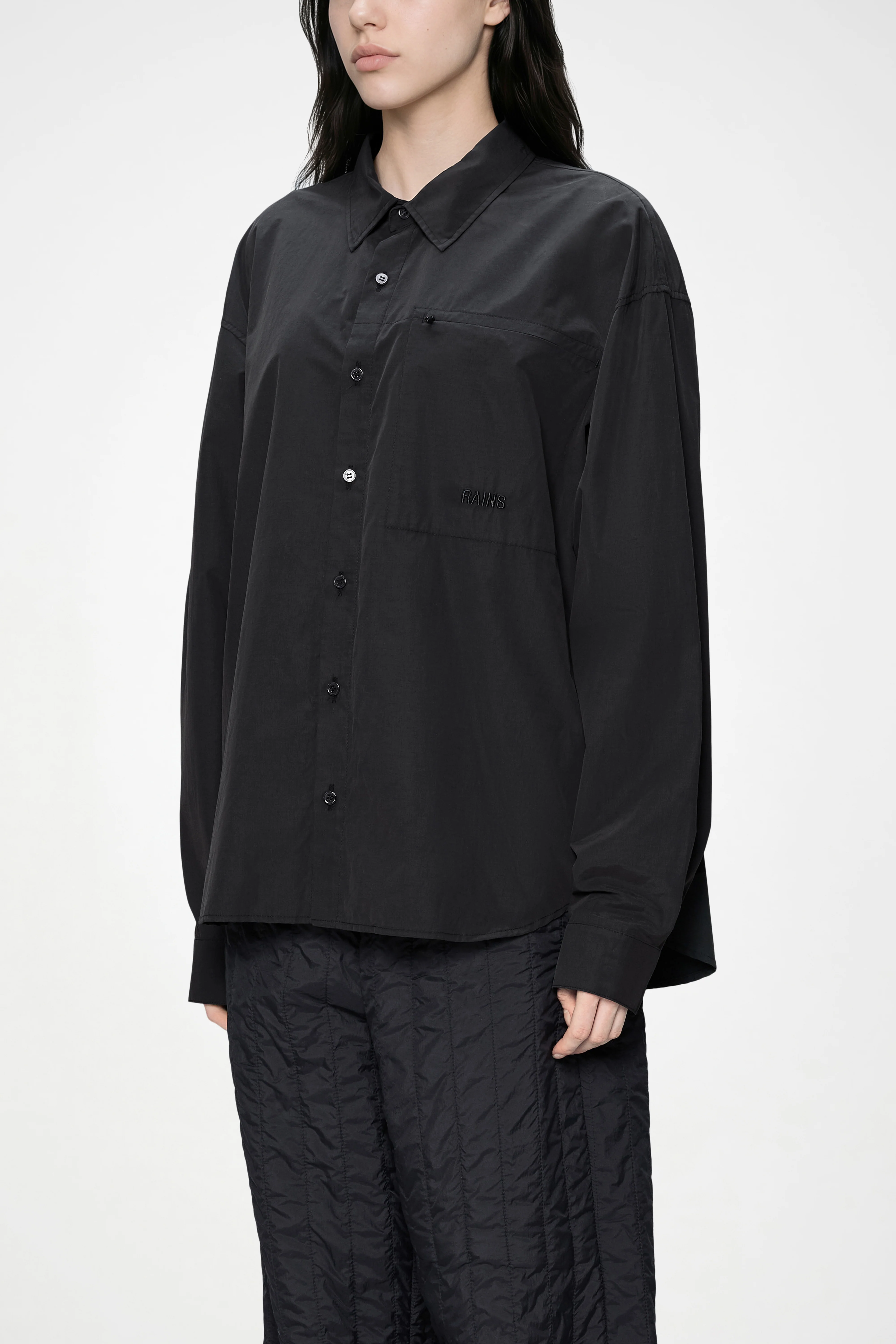 Light Woven Long Sleeve Shirt - Image 9